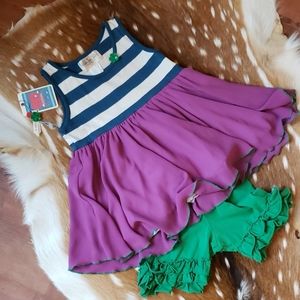 Matilda Jane Top and Ruffle Shorties